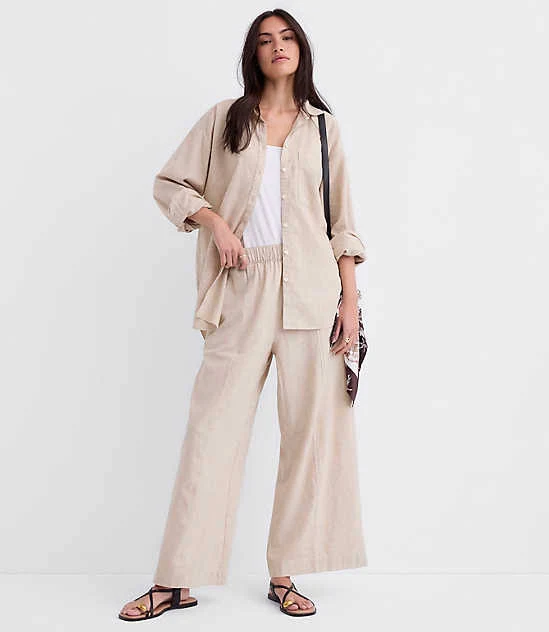 pants Loft Women's Breezy Wide Leg Crop Pants LOFT $34