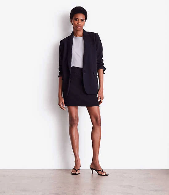 outerwear Loft Women's Versa Crepe Drape Blazer LOFT $72