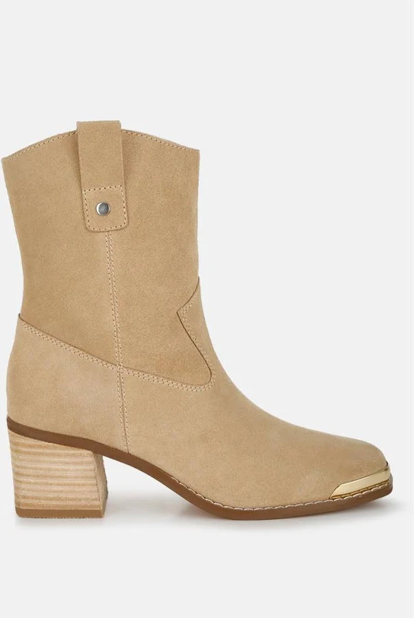shoes London Rag Women's Emberly Suede Square Toe Ankle Boots Macy's $59.14