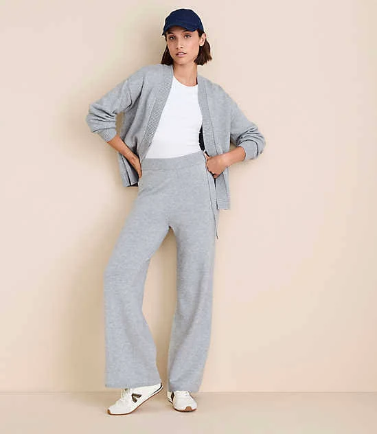two piece set Lou & Grey Women's Softened Wide Leg Pants LOFT $47.47
