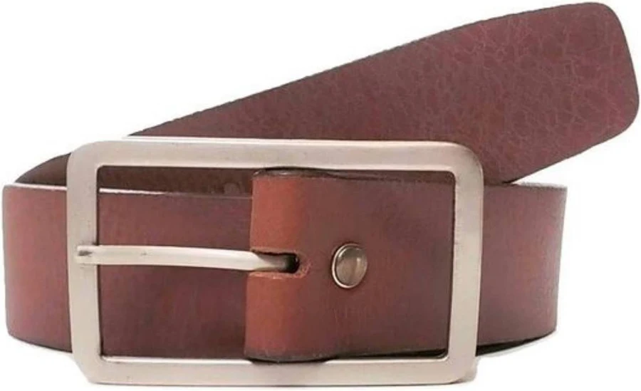 accessory Lucille Genuine Full Grain Leather Dress Belt with Rectangle Buckle Nab Leather Co $93