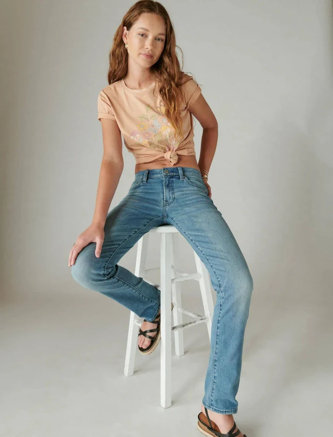 jeans Lucky Brand Women's Sweet Straight Leg Jeans Lucky Brand $39.99