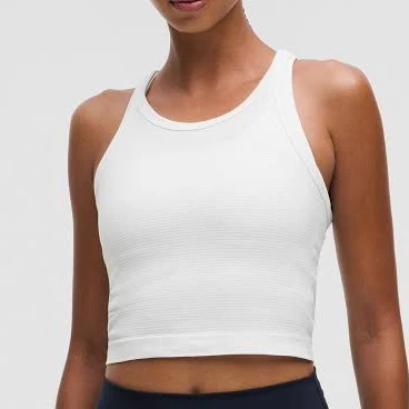 top Lululemon Swiftly Tech Cropped Racerback Tank Top 2.0 lululemon $29
