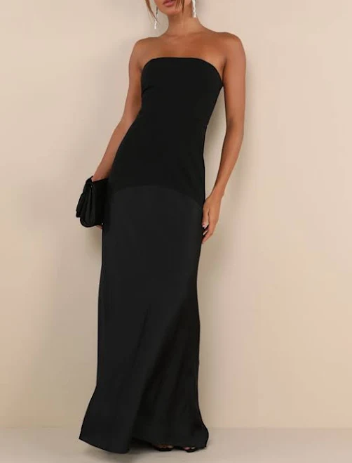 dress Lulus Strapless A-Line Maxi Dress Lulus $99