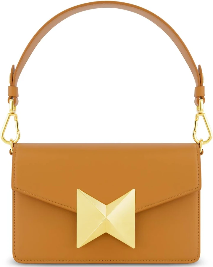 bag Mac Duggal Women's Classic Leather Shoulder Bag with Gold Hardware Macy's $157.44