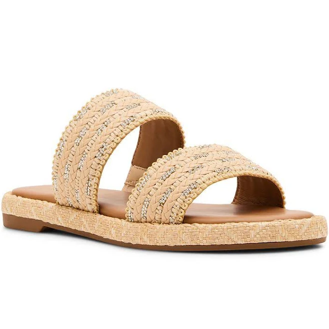 shoes Madden Girl Admiree Raffia Slide Sandals Kohl's $44.99