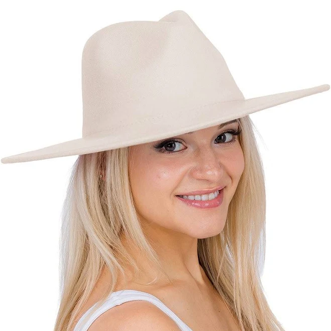 accessory Mainstay Hat Wide Brim Felt Fedora Panama Hat ShoeNami $19.99