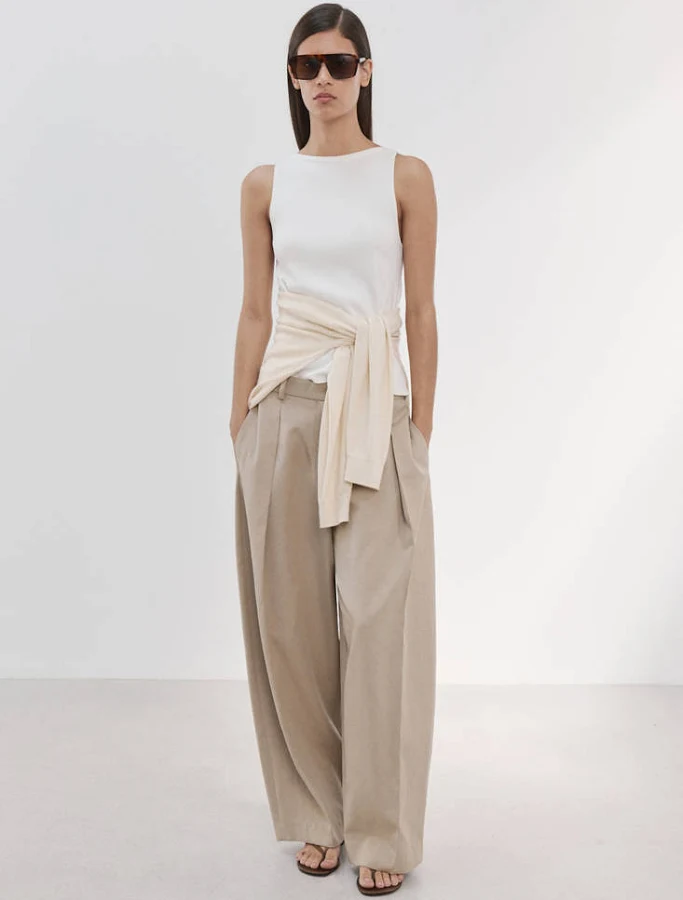 top MANGO Fine-knit Top shop.mango.com $45.99