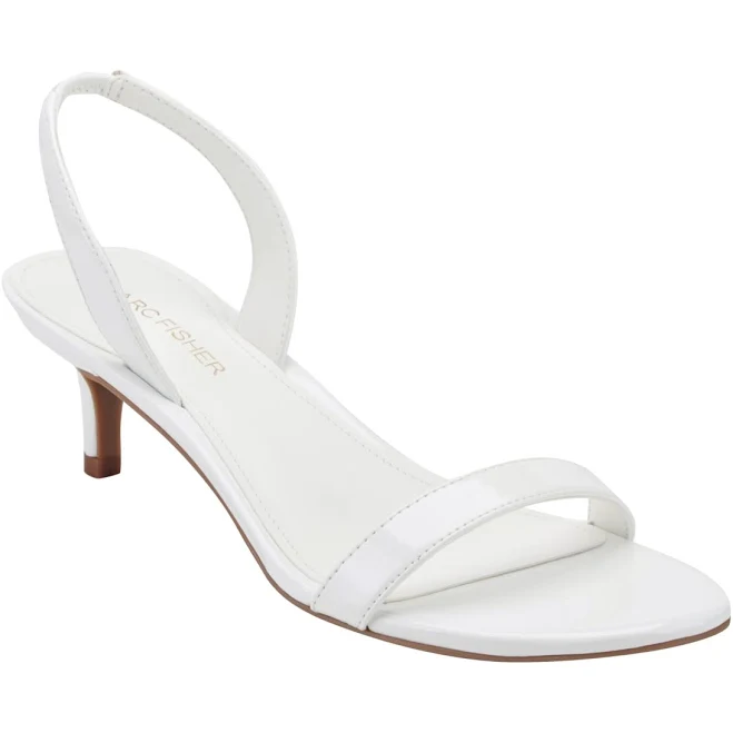 shoes Marc Fisher Women's Salla Slingback Kitten Heel Sandals Macy's $62.3