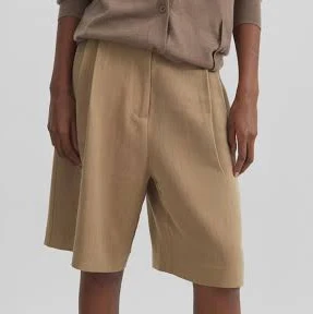 shorts Marfa Linen Bermuda Shorts The Frankie Shop $220