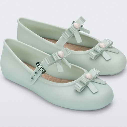 shoes Melissa Women's Soft Ballerina Bow Mary Jane Flats Melissa Shoes $62.3