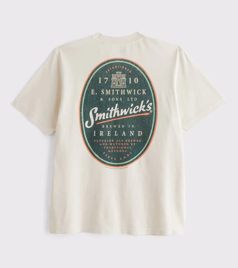 top Men's Abercrombie & Fitch Vintage-Inspired Graphic Tee Abercrombie & Fitch $22.99