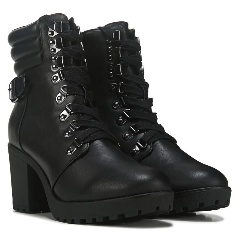 shoes Mia Women's Annamaria Combat Boots Famous Footwear $69.99
