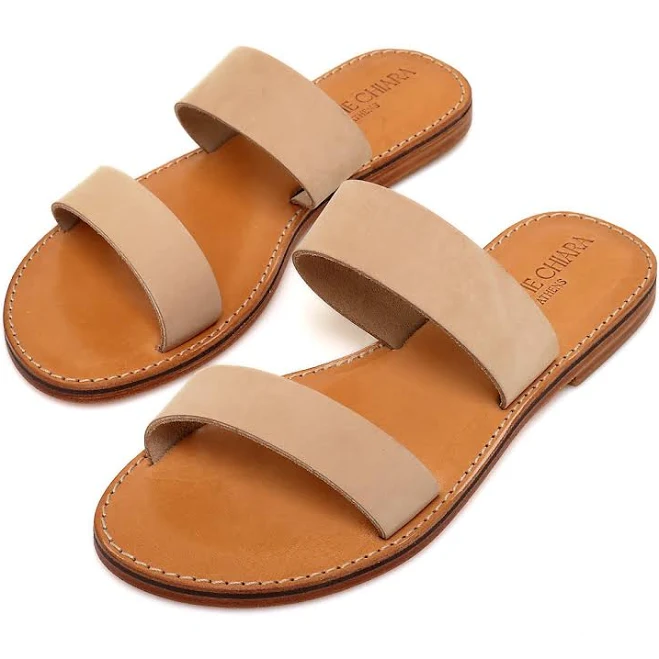 shoes Minimalist Two Strap Leather Sandals Etsy - ChristieChiaraSandal $84.94