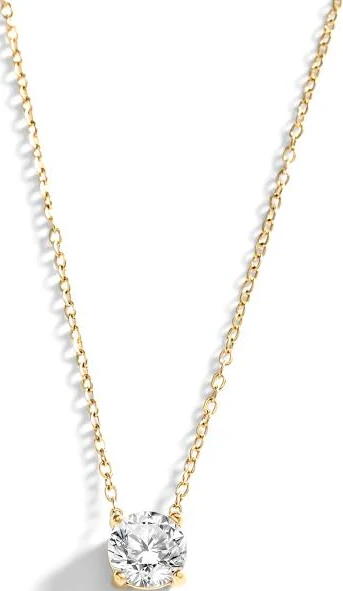 accessory Mint & Lily Dainty Solitaire Pendant Necklace Mint & Lily $39