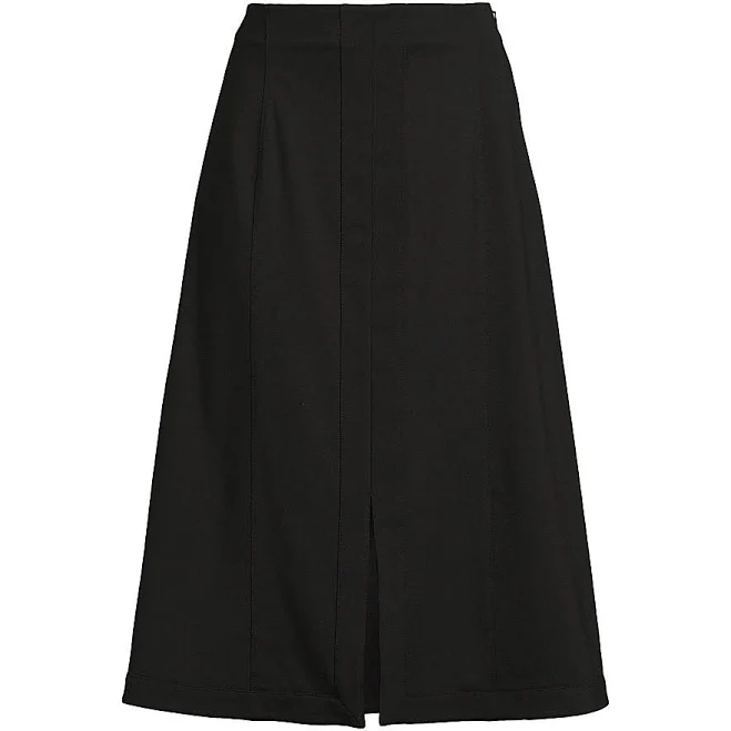 skirt Misook Women's A-Line Front-Slit Stretch Midi-Skirt Saks Fifth Avenue $114