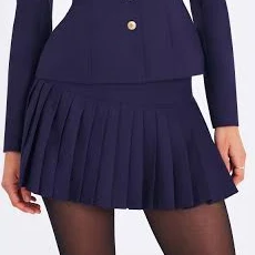 mini skirt Miss Circle Skylar Pleated A-Line Mini Skirt Miss Circle $79