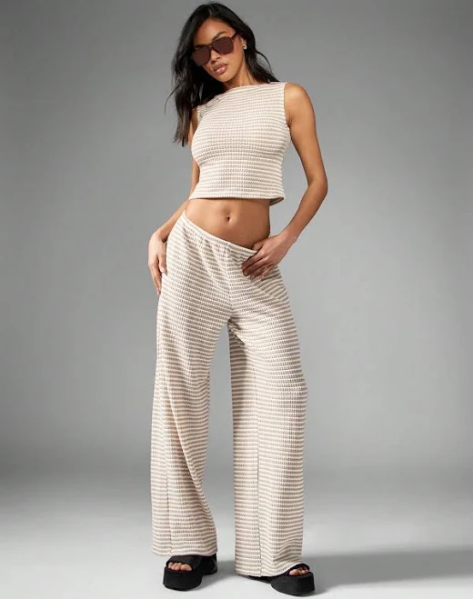 two piece set Missguided Ribbed Knit Lounge Set missguided $14.83
