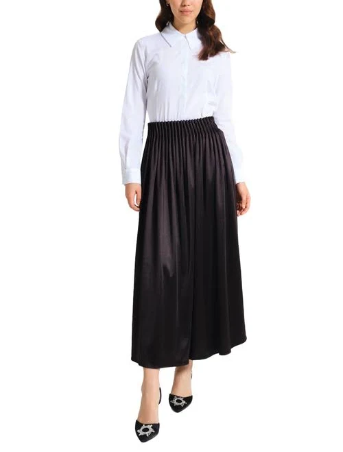 skirt Mizalle Waisted Pleated Midi Skirt Nordstrom $69