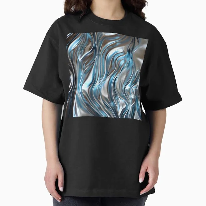 top Modern Abstract Oversized T-Shirt Redbubble $22.5