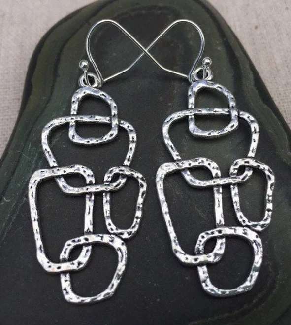 accessory Modern Geometric Drop Earrings Etsy - TigerFlowerJewelry $23.99