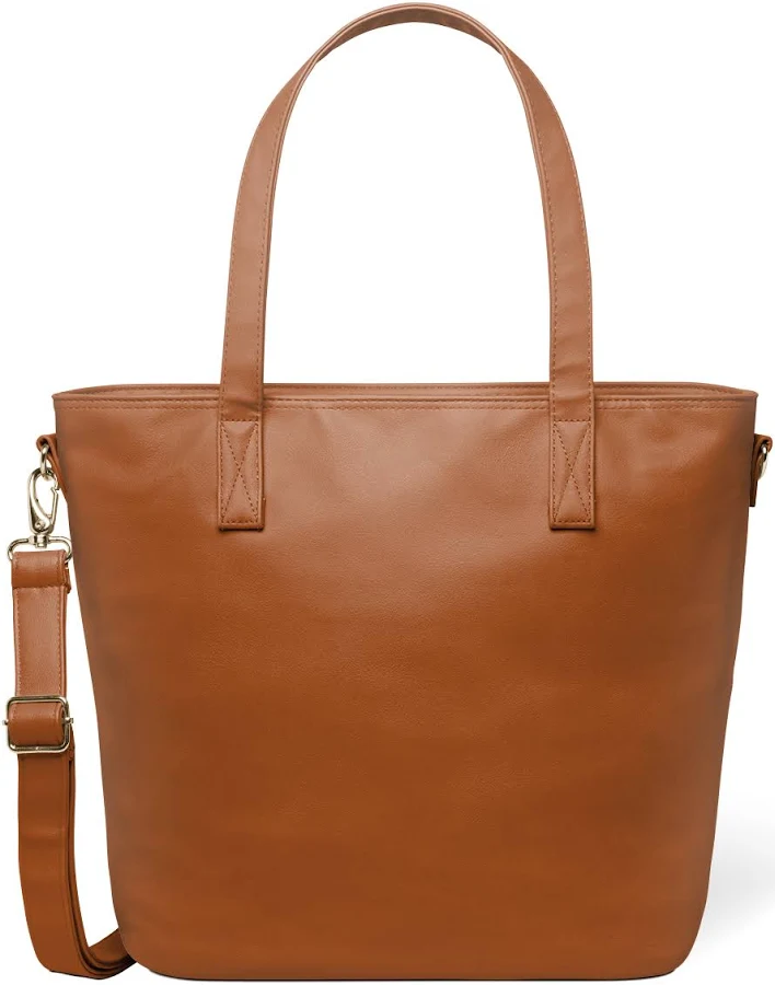 bag Modern Vegan Leather Tote Bag with Compartments and Laptop Sleeve Simple Modern $39.99