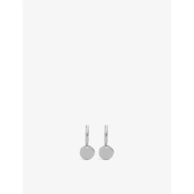accessory Monica Vinader Sterling Silver Siren Muse Mini Drop Earrings Selfridges $76