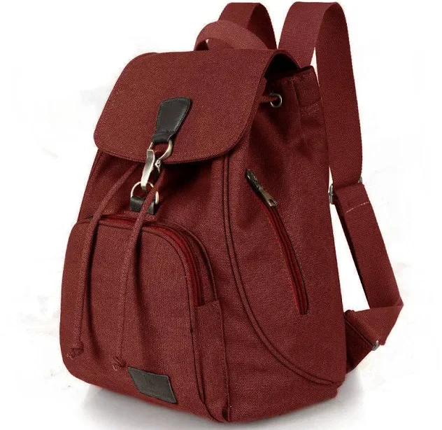 bag More Than A Vintage Drawstring Canvas Backpack More than a Backpack $54.99