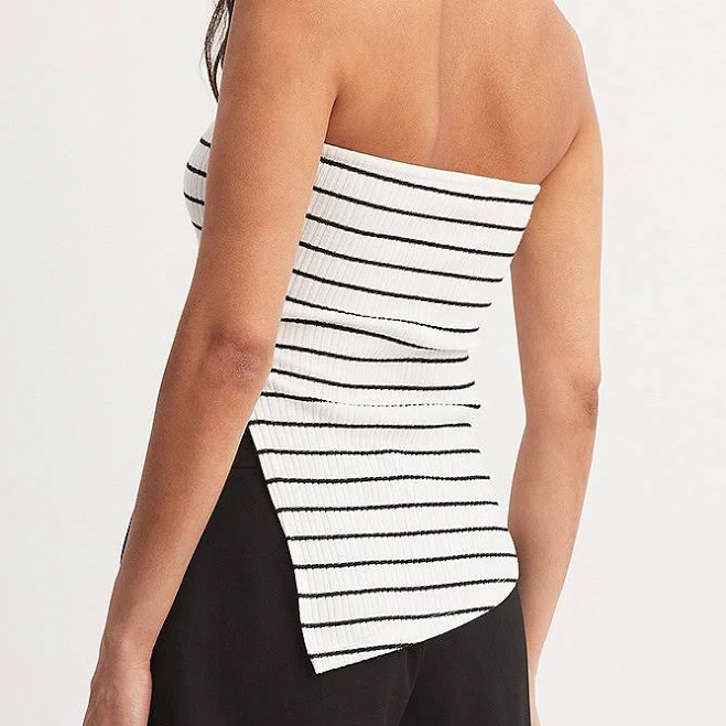 top NA-KD Stripe Tube Top NA-KD $14.97
