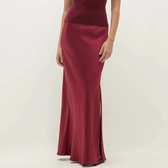skirt NAKEDCASHMERE Women's Siren Silk Maxi Skirt NakedCashmere $225