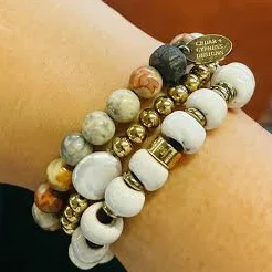 accessory Natural Bracelet Stack cedarandcypress $68