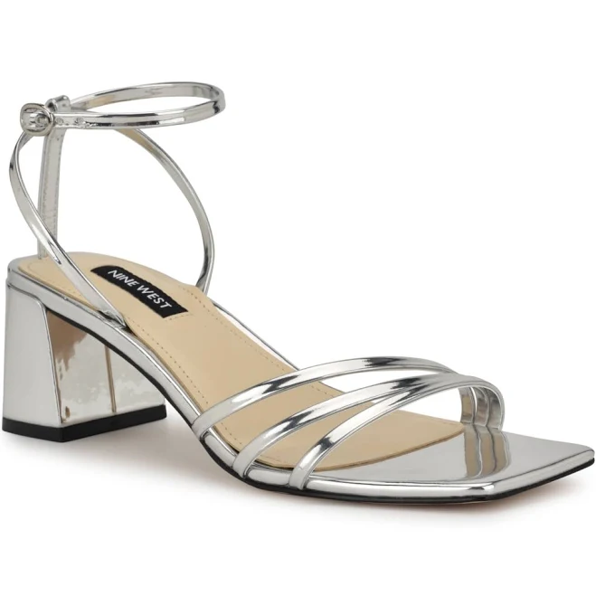 shoes Nine West Women's Embae Block Heel Dress Sandals Macy's $59.5