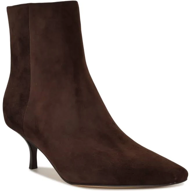 shoes Nine West Women's Hermena Kitten Heel Dress Booties Macy's $63.53
