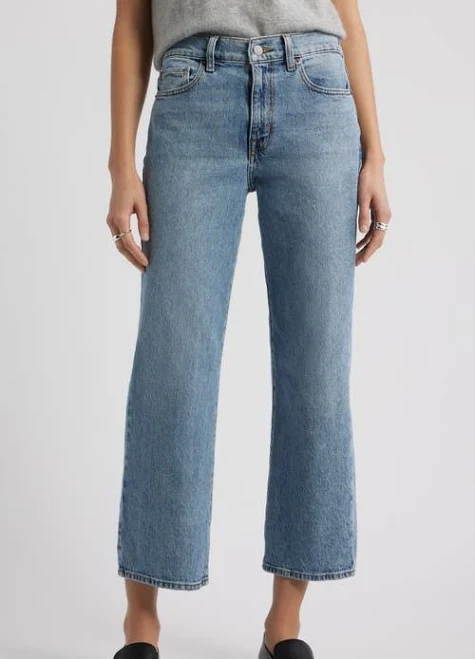 bottoms Nordstrom High Waist Crop Jeans Nordstrom $129