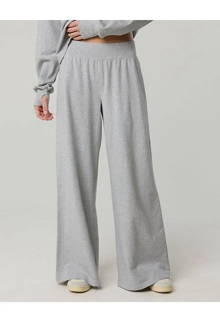 pants OFFLINE By Aerie OG Cotton Super Wide Leg Pant Women's Aerie $41.96