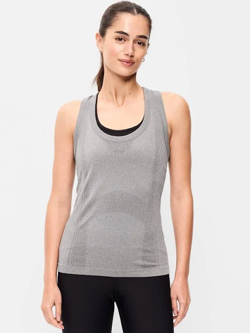 top Old Navy Women's Fluid Seamless Fitted Tank Top Old Navy $9.99