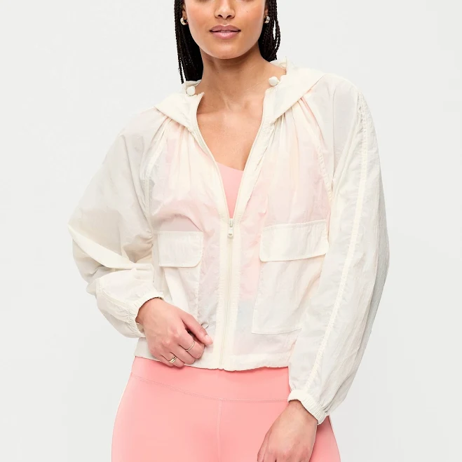 outerwear Old Navy Women's Full-Zip Windbreaker Old Navy $27.49
