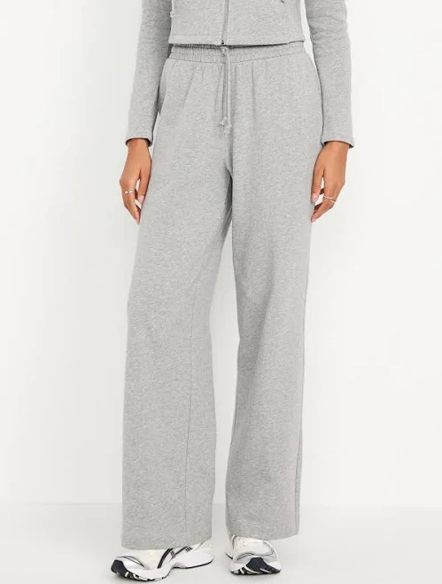matching set Old Navy Women's High-Waisted Socomfy Wide-Leg Sweatpants Old Navy $18.49