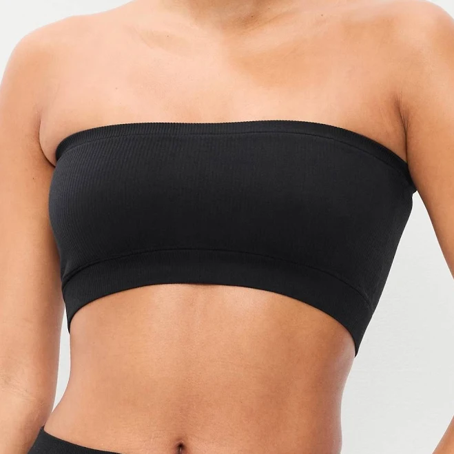 tube top Old Navy Women's Seamless Ribbed Longline Bandeau Old Navy $10