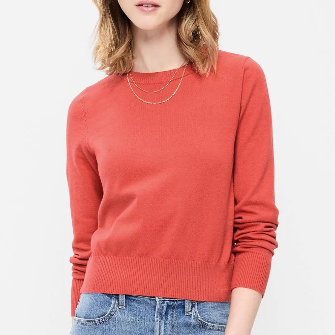 top Old Navy Women's SoSoft Lite Crew-Neck Sweater Old Navy $23.99