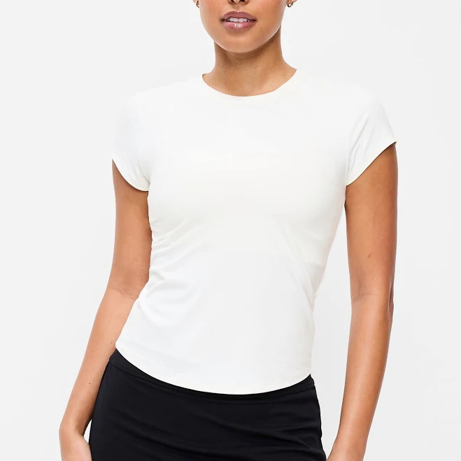 top Old Navy Women's Studiosmooth Short-Sleeve Base Layer Top Old Navy $12.49