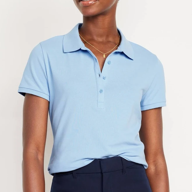 top Old Navy Women's Uniform Pique Polo Old Navy $12.49
