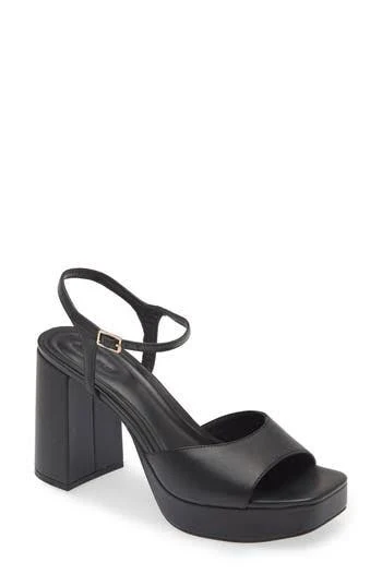 shoes Open Edit Whitney Block Heel Sandal Nordstrom Rack $44.97