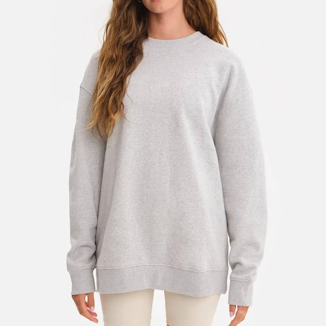 top Organic Fleece Oversized Sweatshirt MATE the Label $138