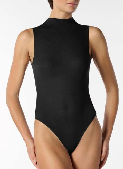 top Oroblu Women's Perfect Line Funnel Neck Sleeveless Bodysuit Nordstrom $80