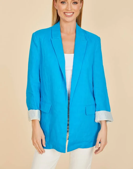 blazer Oversized Linen Blazer Dolce Cabo $142