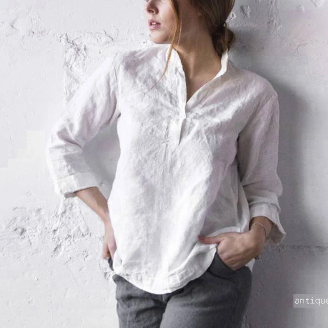 top Oversized Linen Tunic Top Etsy - LenokLINENcom $81.5