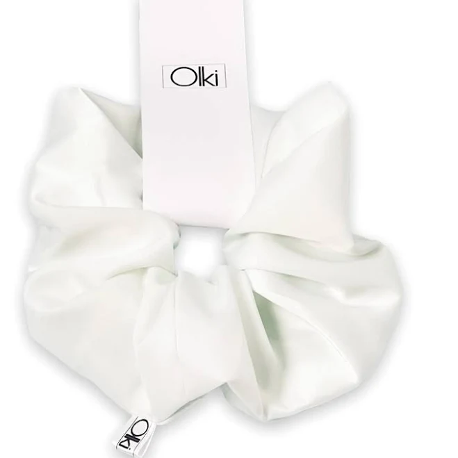 accessory Oversized Satin Scrunchie Olki $13.95