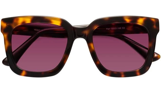 accessory Parr Oversized Acetate Square Sunglasses Yesglasses $50.4