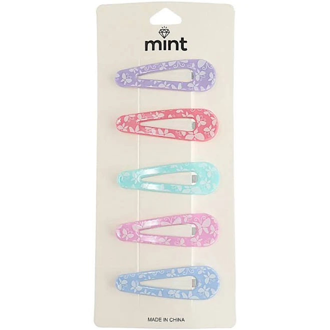 accessory Pastel Butterfly Hair Clip Set Atlas Fashion $12